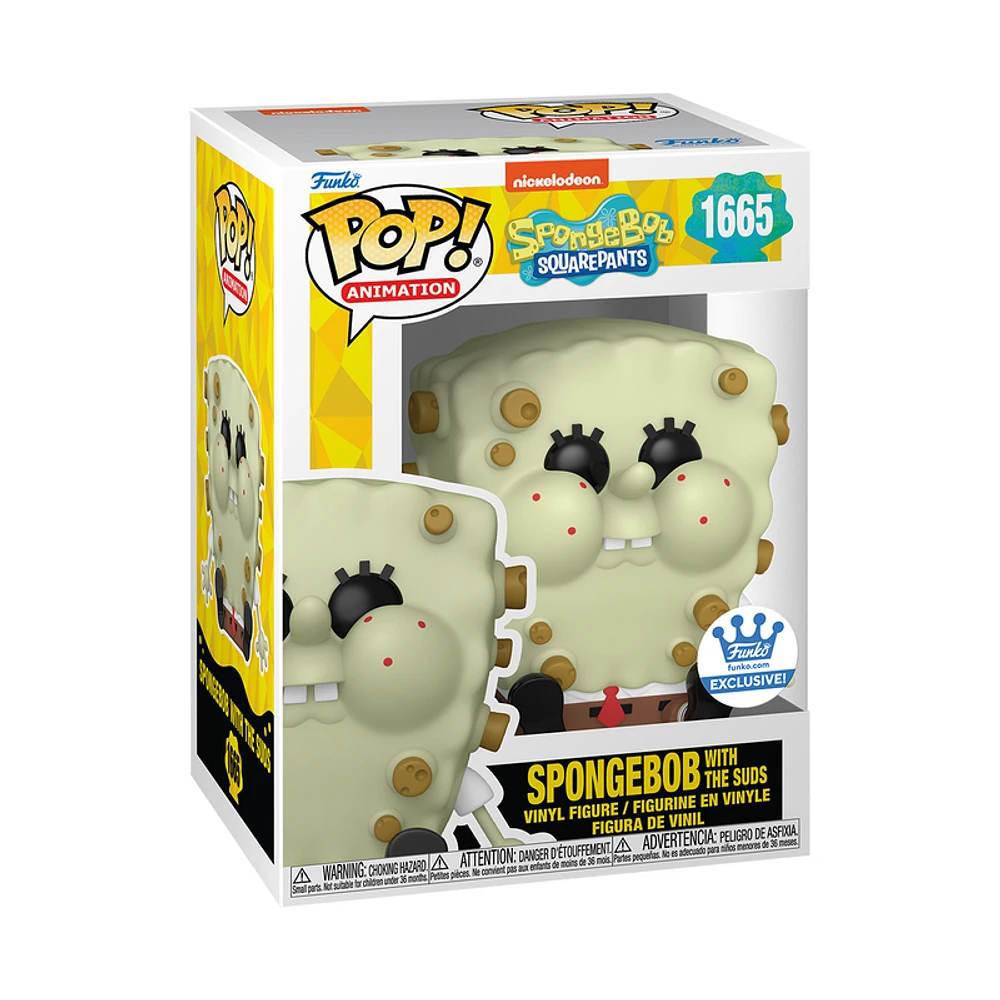 Funko Pop! Animation: Spongebob Squarepants - Spongebob with The Suds #1665 [Funko Shop Exclusive]