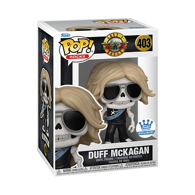 Funko Pop! Guns N Roses - Duff McKagan (Skeleton) #403 [FUNKO SHOP EXCLUSIVE] **PREORDER**