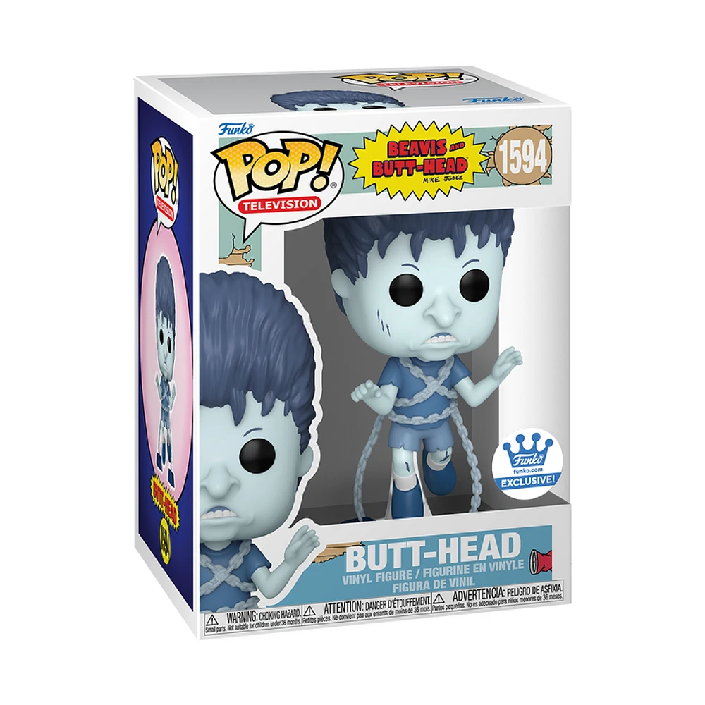 Funko Pop! Television: Beavis And Butt-Head - Butt-Head (Ghost) #1594 [Funko Shop Exclusive] *PREORDER*