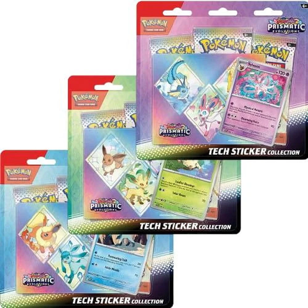 Pokemon TCG: Scarlet & Violet - Prismatic Evolutions Tech Sticker Collection