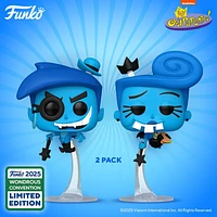 Funko Pop! Animation: Fairly Odd Parents - Anti-Cosmo & Anti-Wanda 2pk [2025 Wondrous Convention Exclusive]