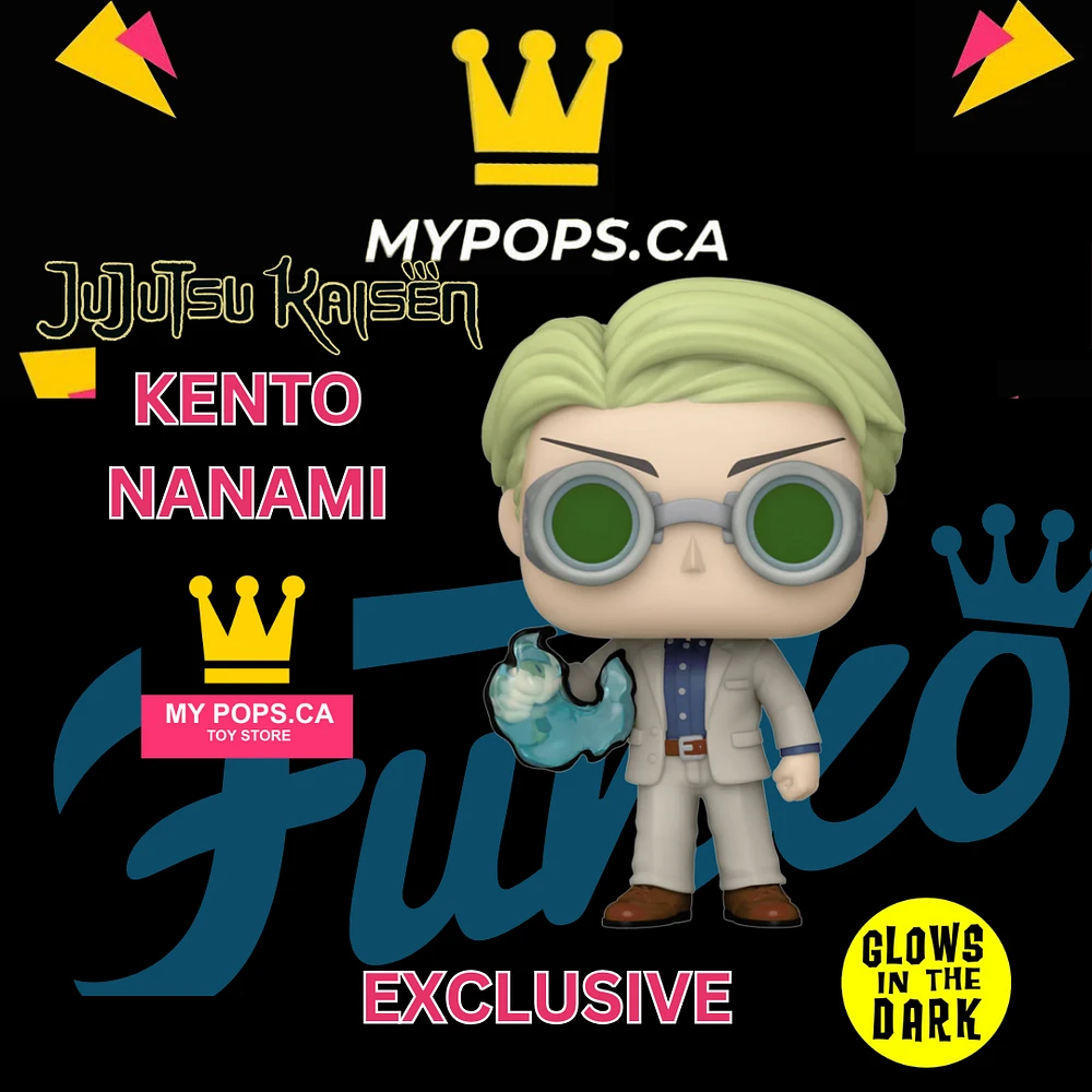 Funko Pop! ANIMATION: JUJUTSU KAISEN KENTO NANAMI GLOW IN THE DARK #1490 [MYPOPS CANADA EXCLUSIVE]