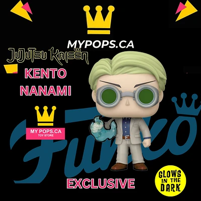 Funko Pop! ANIMATION: JUJUTSU KAISEN KENTO NANAMI GLOW IN THE DARK #1490 [MYPOPS CANADA EXCLUSIVE]