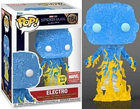 FUNKO POP! MARVEL SPIDER-MAN NO WAY HOME ELECTRO #1154 [MARVEL CORPS] GLOW IN THE DARK