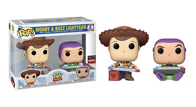 Funko Pop! Disney: Toy Story - Woody & Buzz Lightyear 2pk [C2E2 Shared Entertainment Expo Exclusive] *PREORDER*