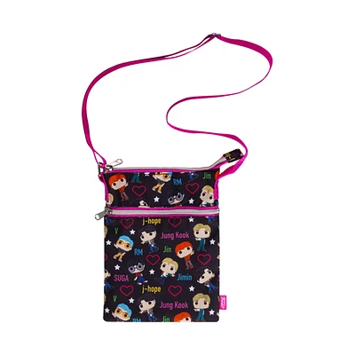 Funko BTS Crossbody Passport Bag W/hearts