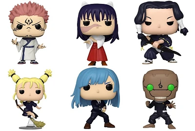Funko Pop! Anime: Jujutsu Kaisen - Ryomen Sukuna / Utahime Iori Noritoshi Kamo Momo Nishimiya Kasumi Miwa Ultimate Mechamaru