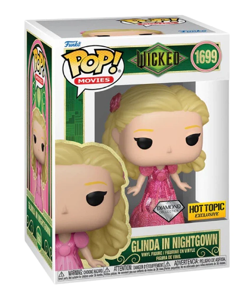 Funko Pop! Movies: Wicked - Glinda In Nightgown (Diamond) #1699 [Hot Topic Exclusive] *PREORDER*