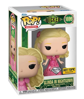 Funko Pop! Movies: Wicked - Glinda In Nightgown (Diamond) #1699 [Hot Topic Exclusive] *PREORDER*