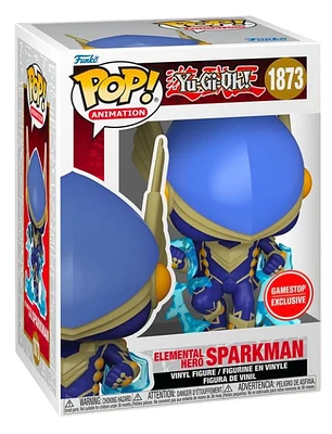 Funko Pop! Anime: Yu-Gi-Oh - Elemental Hero Sparkman #1873 [GameStop Exclusive] *PREORDER*