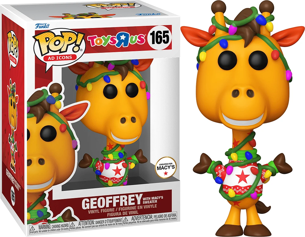Funko Pop! TOYSRUS EXCLUSIVE GEOFFREY WITH MACY'S SWEATER #165