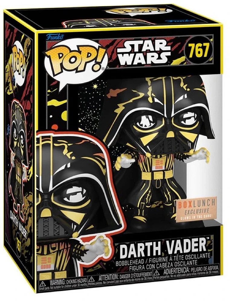 Funko Pop! Star Wars - Darth Vader (Retro Series) #767 [BoxLunch Exclusive - GITD] *PREORDER*