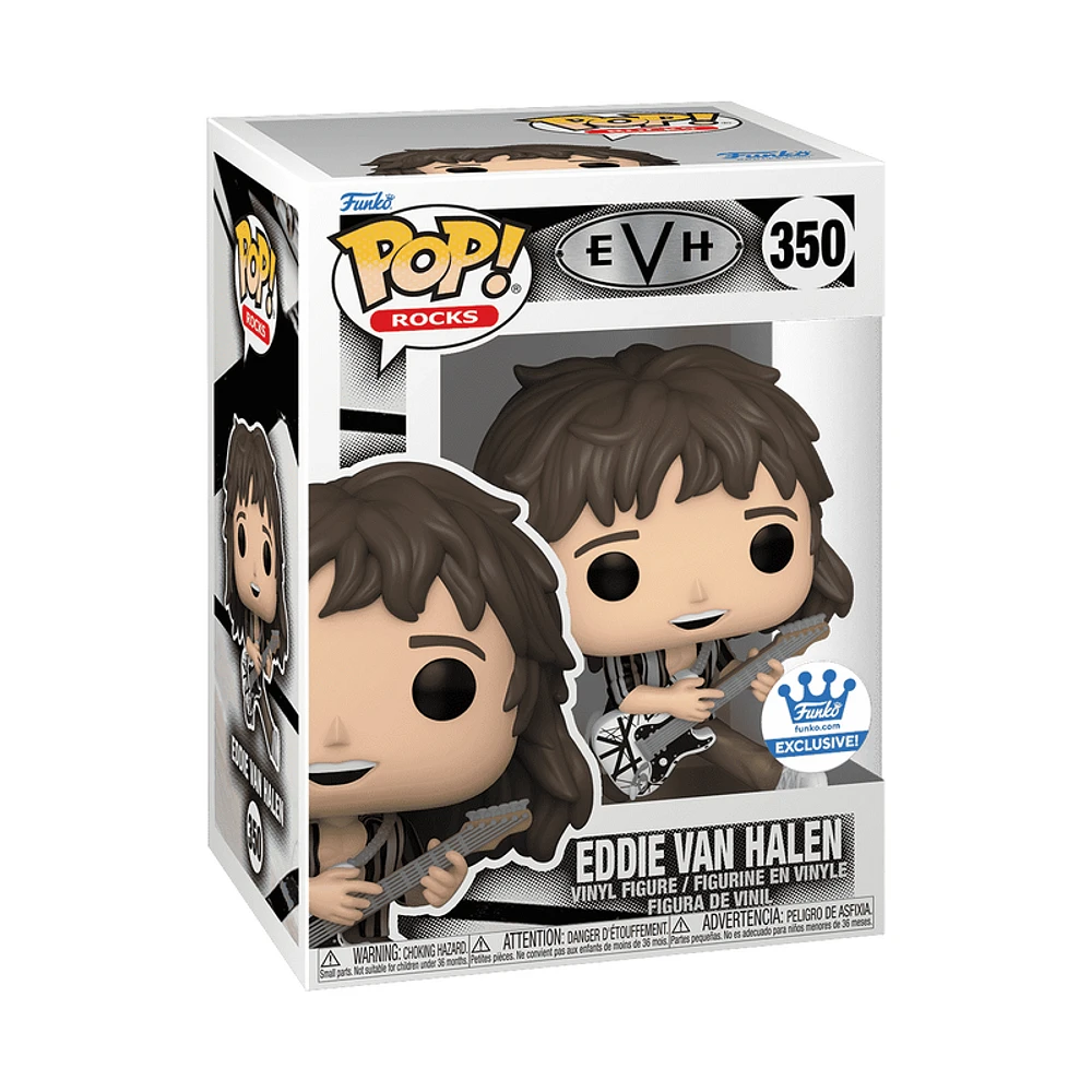 Funko Pop! ROCKS EDDIE VAN HALEN with GUITAR #350 [FUNKO SHOP EXCLUSIVE] *PREORDER*