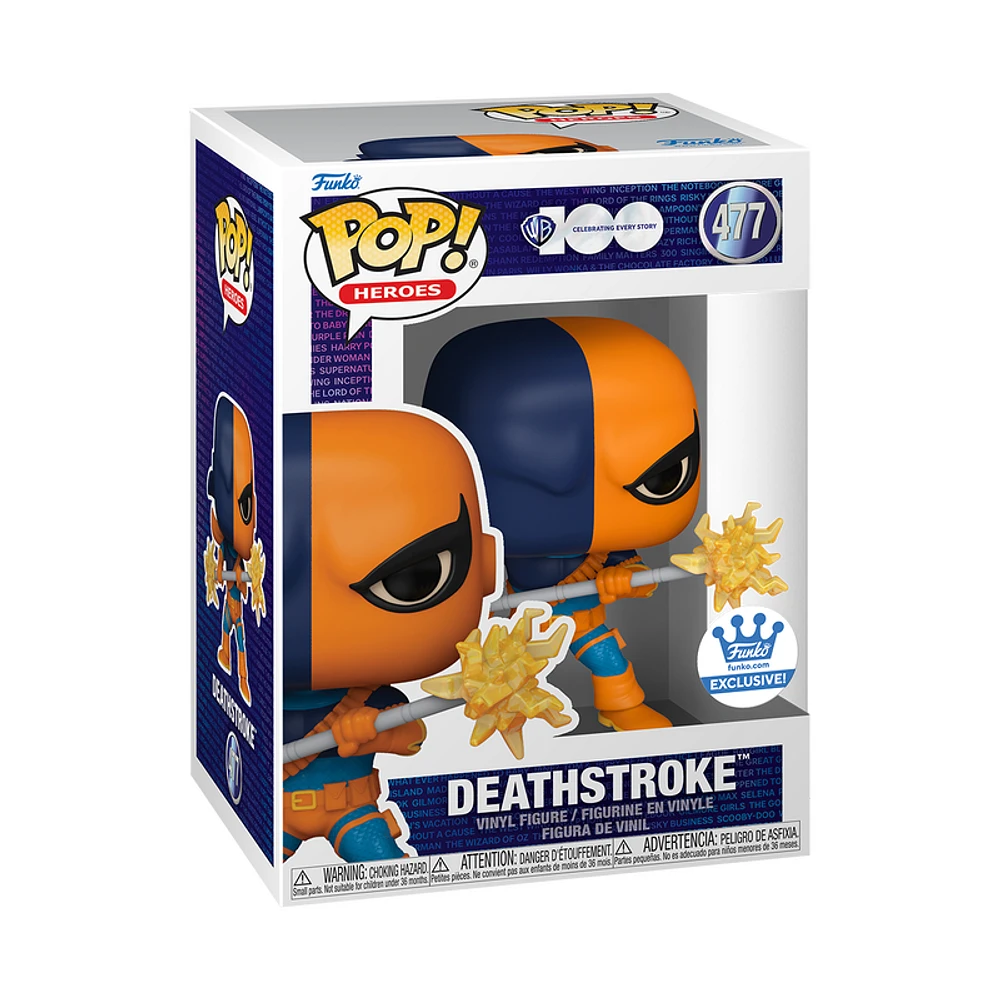 Funko Pop! DC 100 DEATHSTROKE #477 [FUNKO SHOP EXCLUSIVE] *PREORDER*