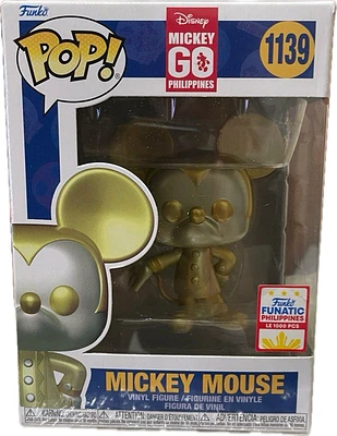 Funko Pop! DISNEY GOLDEN MICKEY MOUSE GO BARONG #1139 [Toy CON FUNATIC PHILLIPINES ONLY LIMITED 1000 EXCLUSIVE]
