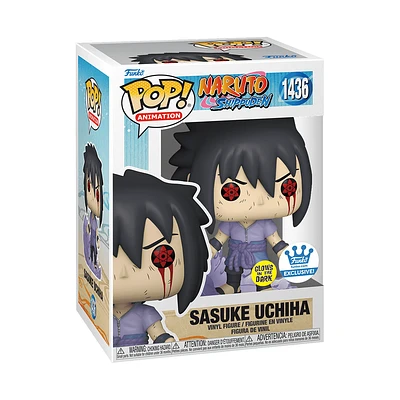 Funko Pop! Anime: Naruto - Sasuke Uchiha (Amaterasu) #1436 [Funko Shop Exclusive - GITD]