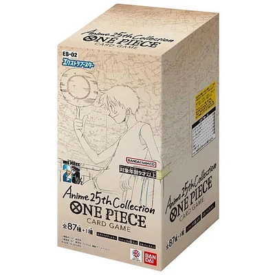 Bandai: One Piece Card Game - EB-02 Anime 25th Collection Japanese Booster Box