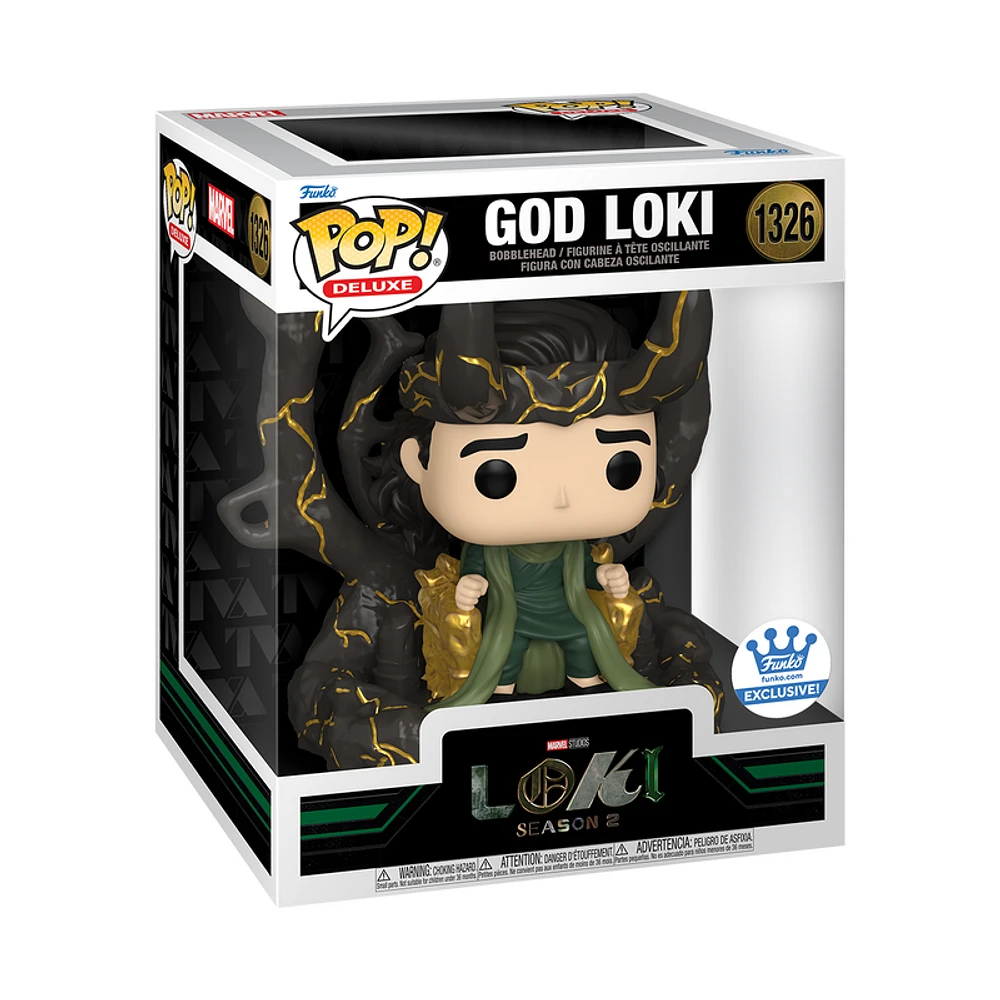 Funko Pop! 6” MARVEL GOD LOKI #1326 - 6” [FUNKO SHOP EXCLUSIVE]
