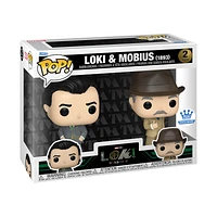 Funko Pop! Marvel - Loki & Mobius (1893) 2pk [Funko Shop Exclusive]