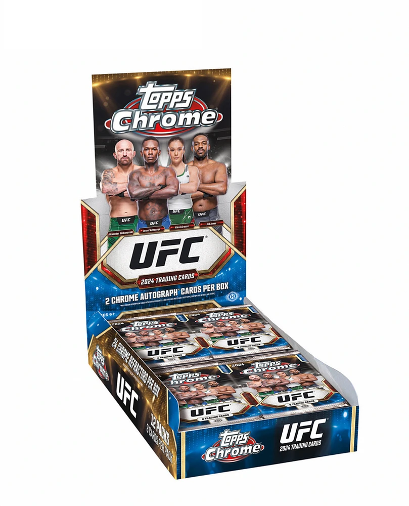 2024 Topps UFC Chrome Factory Sealed Hobby Box - PREORDER - 2 AUTOS - 2/28!!! *FREE SHIPPING*