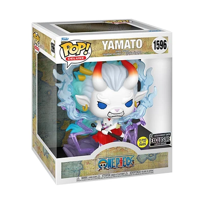 Funko Pop! Jumbo 6" Deluxe Anime: One PIece - Yamato #1596 [Entertainment Earth Exclusive - GITD]