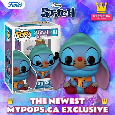Funko Pop! Disney: Stitch In Costume - Stitch as Cinderella's Gus Gus #1463 [Exclusive]