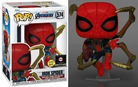 Funko Pop! Marvel - Avengers End Game: Iron Spider (with Nano Gauntlet) GITD [CHALICE EXCLUSIVE] #574