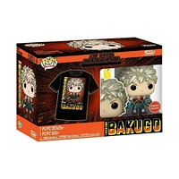 Funko Pop! My Hero Academia: T-Shirt Bundles - Toga / Bakugo Jiro Deku All Might Fumikage Iida **WEB ONLY**