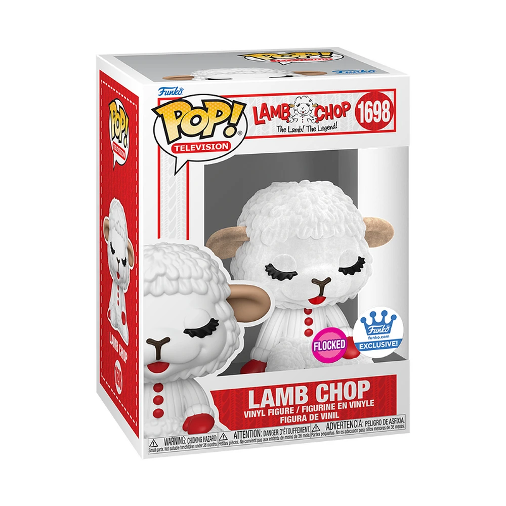 Funko Pop! Television: Lamb Chop - Lamb Chop (Flocked) #1698 [Funko Shop Exclusive] *PREORDER*