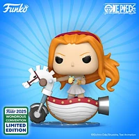 Funko Pop! Anime: One Piece - Nami with White Hobby Horse (Rides) #128 [2025 Wondrous Convention Exclusive]