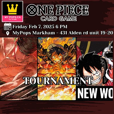 One Piece TCG: Weekly Tournament - Friday Feb 7, 2025 6 PM EST