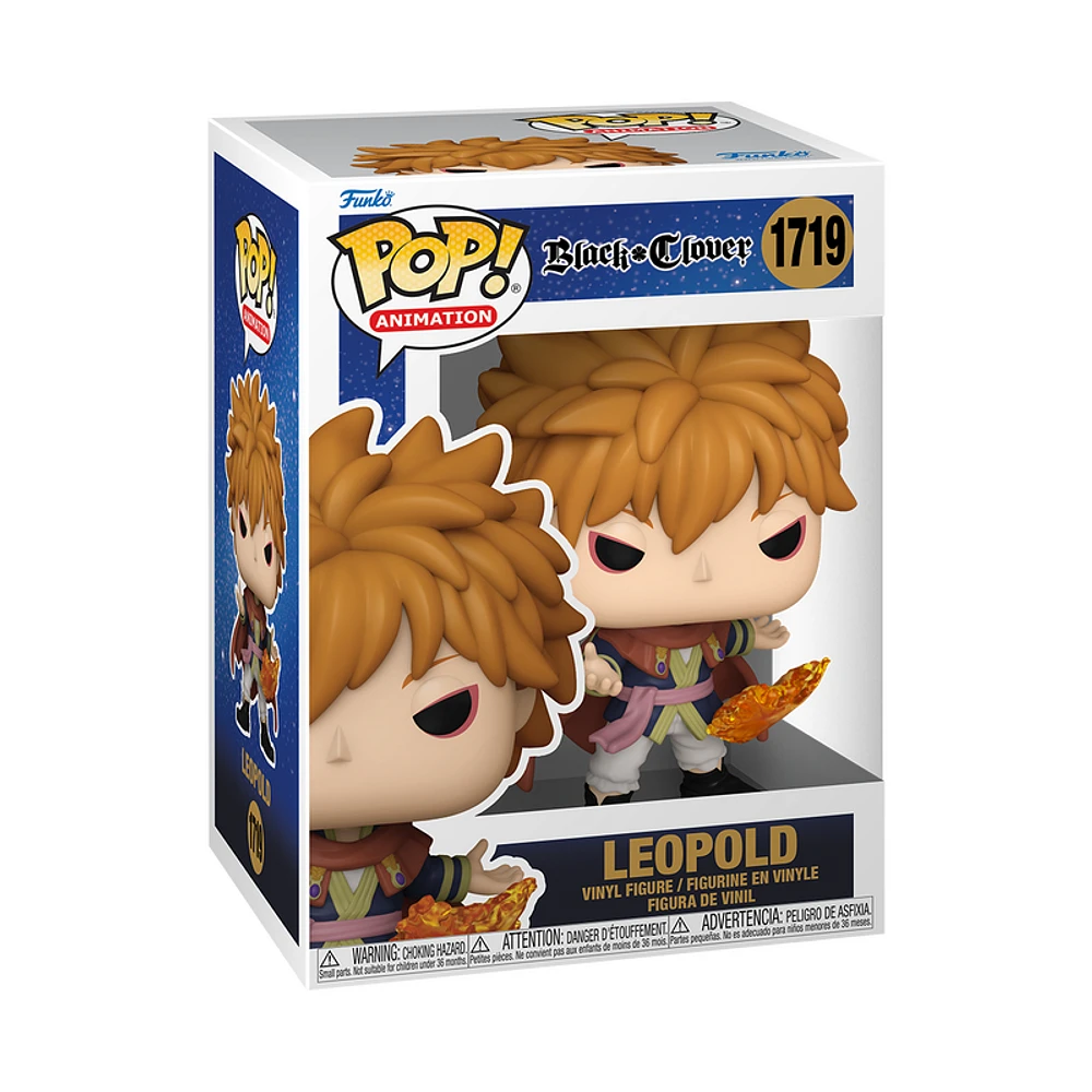 Funko Pop! Anime: Black Clover - William Vangeance #1718 / Leopold Vermillion #1719 Magna Swing #1720 Secre #1721 Vanessa Enoteca #1722 **PREORDER**