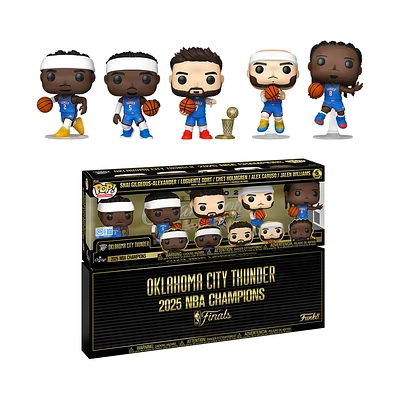 Funko Pop! Pop! Oklahoma City Thunder 2025 NBA Champions 5-Pack [EXCLUSIVE] *PREORDER*