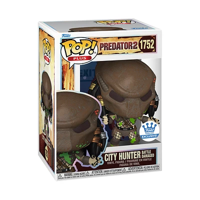 Funko Pop! Plus PREDATOR 2 City Hunter (Battle Damaged) FUNKO SHOP EXCLUSIVE #1752 *PREORDER*