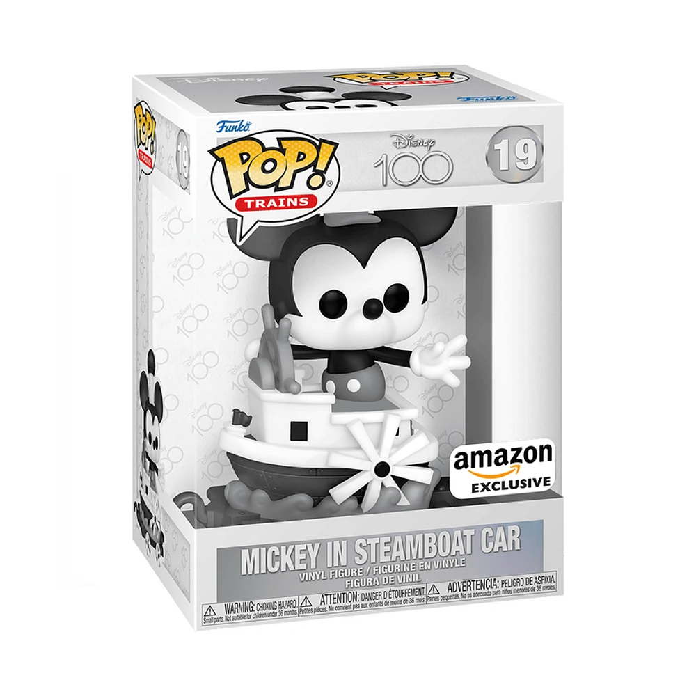Funko Pop! DISNEY MICKEY MOUSE IN STEAMBOAT [AMAZON EXCLUSIVE] #19