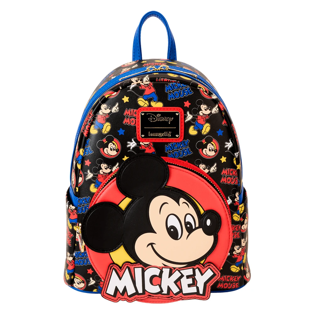 Loungefly - Disney Mickey & Friends Classic All-Over Print Mini Backpack