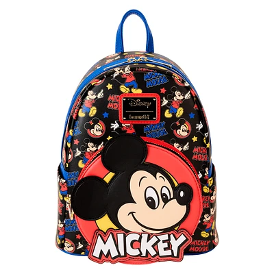 Loungefly - Disney Mickey & Friends Classic All-Over Print Mini Backpack