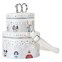 LOUNGEFLY Disney 100 Anniversary Celebration Cake Crossbody Bag