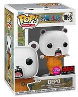 Funko Pop! Anime: One Piece - Bepo (Flocked) #1896 [AAA Anime Exclusive] *PREORDER*