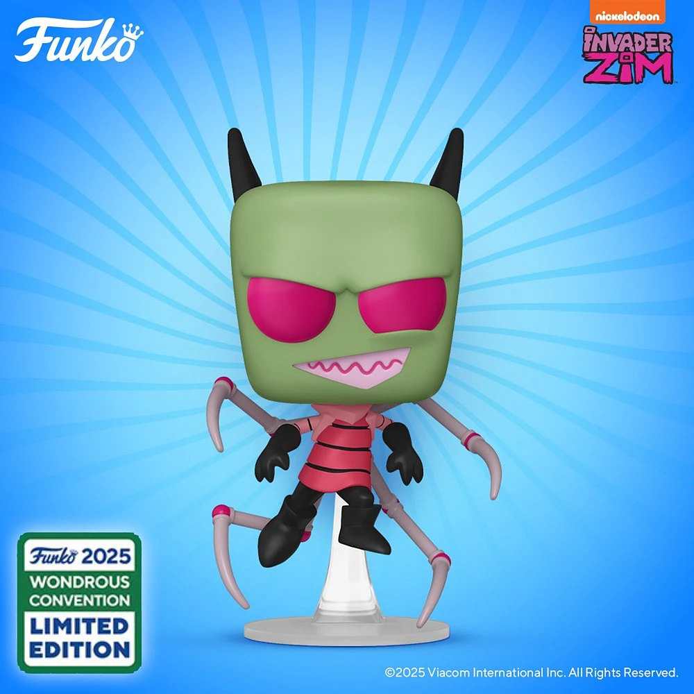 Funko Pop! Animation: Invader Zim - Zim (with PAK Legs) #1881 [2025 Wondrous Convention Exclusive]