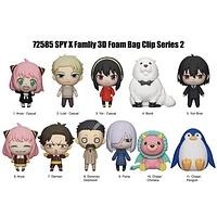 Spy x Family 3D Foam Bag Clip Series 2 BAG CLIPS KEYCHAIN