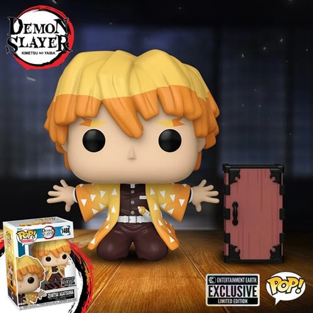 Funko Pop! Anime: Demon Slayer - Zenitsu (Kneeling) #1488 [Entertainment Earth Exclusive]