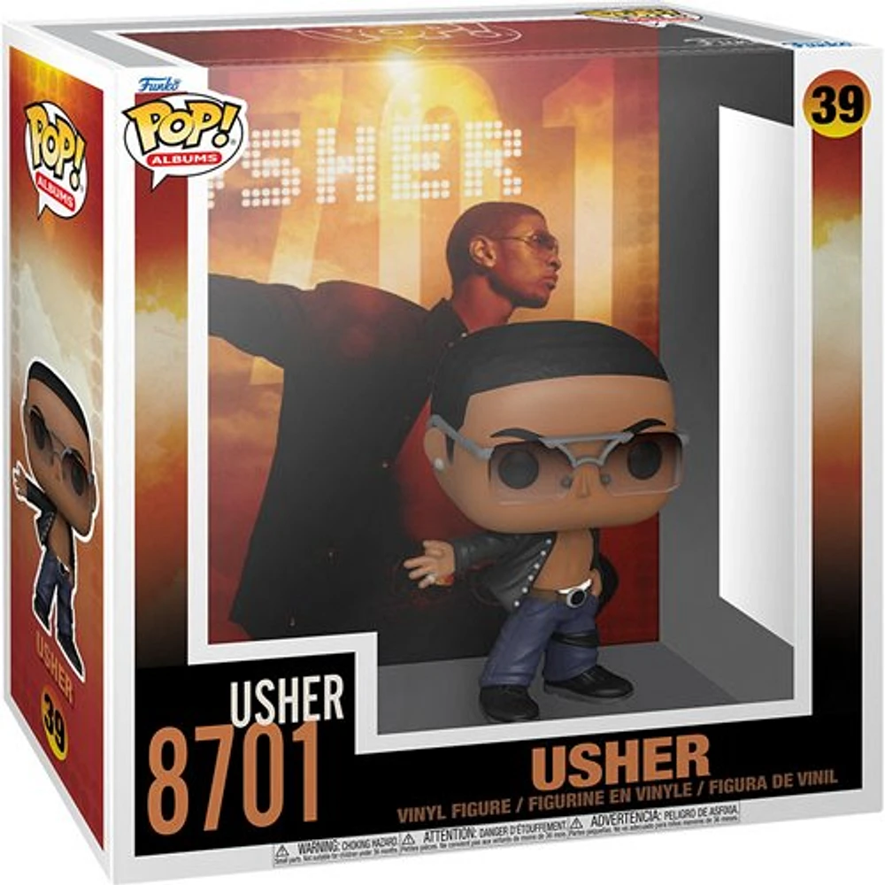 FUNKO POP! MUSIC USHER 8701 ALBUM with CASE #39