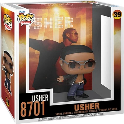 FUNKO POP! MUSIC USHER 8701 ALBUM with CASE #39