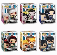 Funko Pop! Anime: Demon Slayer - Tengen Uzui #1533 / Daki #1534 Aoi Kanzaki #1535 Tanjiro Kamado ##1530 Zenitsu Agatsuma #1531 Inosuke Hashibara #1532