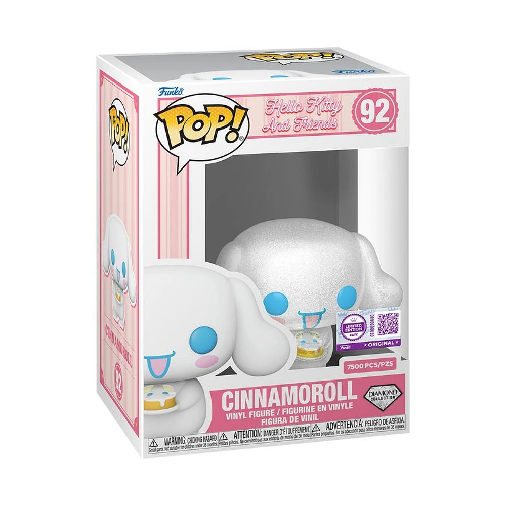 Funko Pop! Sanrio: Hello Kitty & Friends - Cinnamoroll (Diamond) #92 [Limited 7,500pcs Special Edition] *PREORDER*