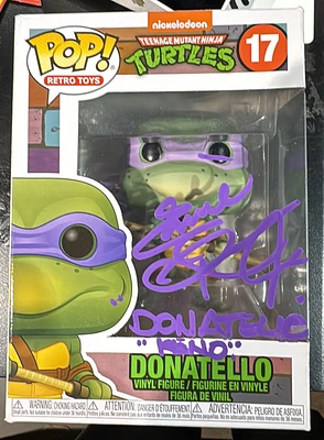 Funko Pop! Retro Toys: Teenage Mutant Ninja Turtles (TMNT) - Donatello #17 *SIGNED BY ERNIE REYES JR*