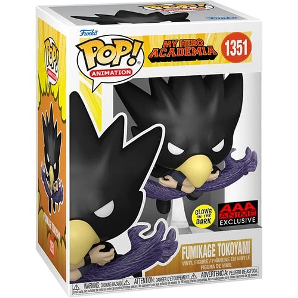 Funko Pop! Anime: My Hero Academia - Fumikage Tokoyami (Fallen Angel) #1351 [AAA Anime Exclusive - GITD]