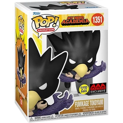 Funko Pop! Anime: My Hero Academia - Fumikage Tokoyami (Fallen Angel) #1351 [AAA Anime Exclusive - GITD]