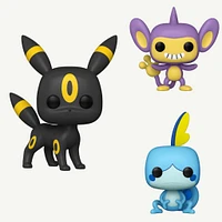 Funko Pop! Games: Pokemon - Umbreon #948 / Aipom #947 Sobble #949